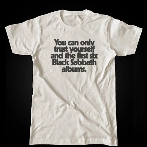 Gildan Tops - Ozzy Osbourne Black Sabbath vintage 70s slogan shirt